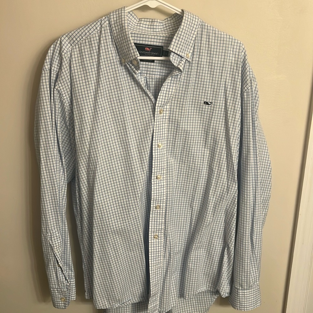 Vineyard vine whale shirt button down